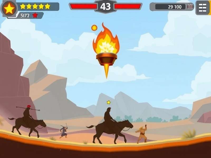 Scorching Sands Battle gameplay screenshot